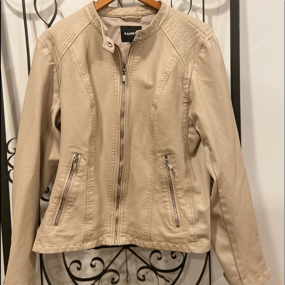 Express faux leather jacket